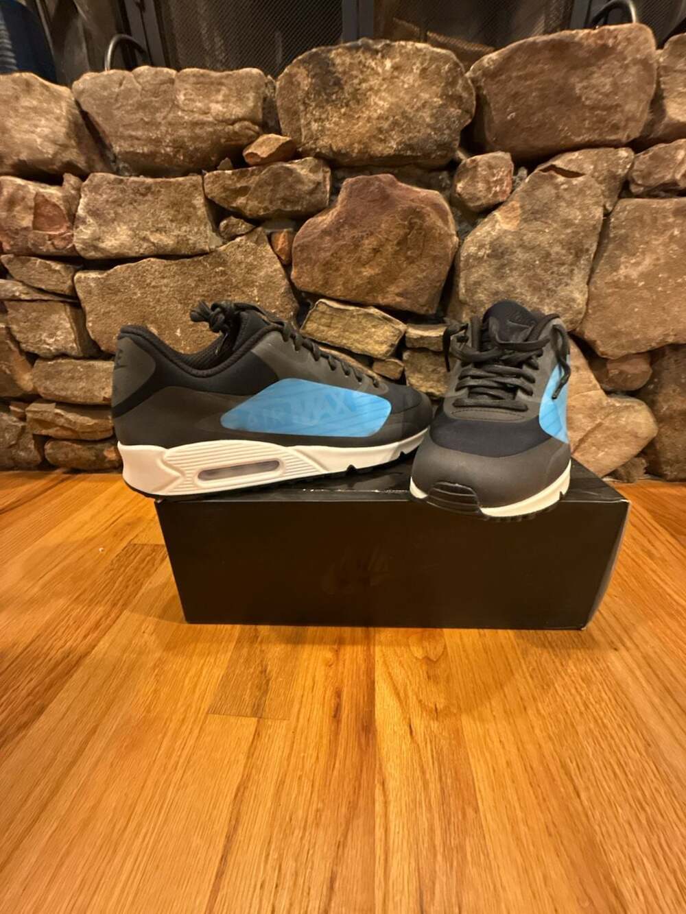 Nike Air Max 90 NS GPX Big Logo Laser Blue Sneakers AJ7182-002